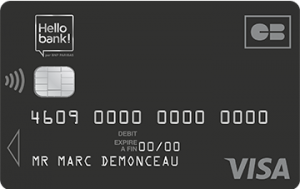 Carte Bancaire - Hello Bank! - Hello Prime