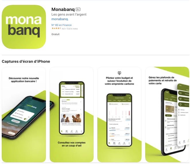 pp Application Monabanq App Store