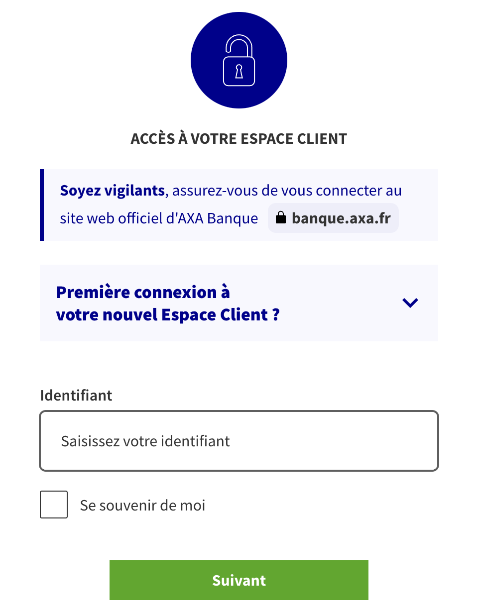 AXA Banque Espace Client