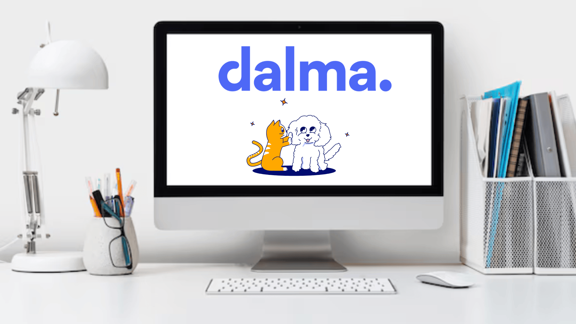 logo - assurance animaux dalma avec un chien et un chat