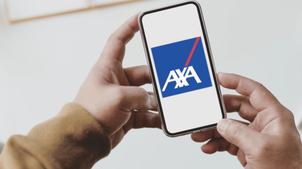 Logo AXA téléphone